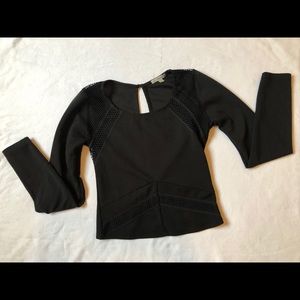 Charolette Russe cropped long sleeve